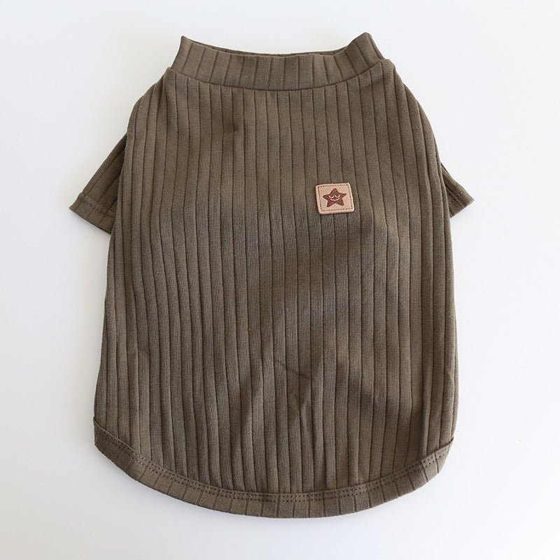 Soft Cotton Dog T-shirt Bulldog Clothes - PIKAPIKA