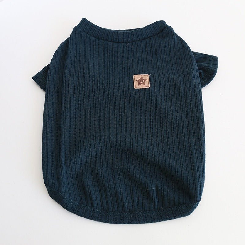 Soft Cotton Dog T-shirt Bulldog Clothes - PIKAPIKA