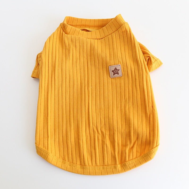 Soft Cotton Dog T-shirt Bulldog Clothes - PIKAPIKA