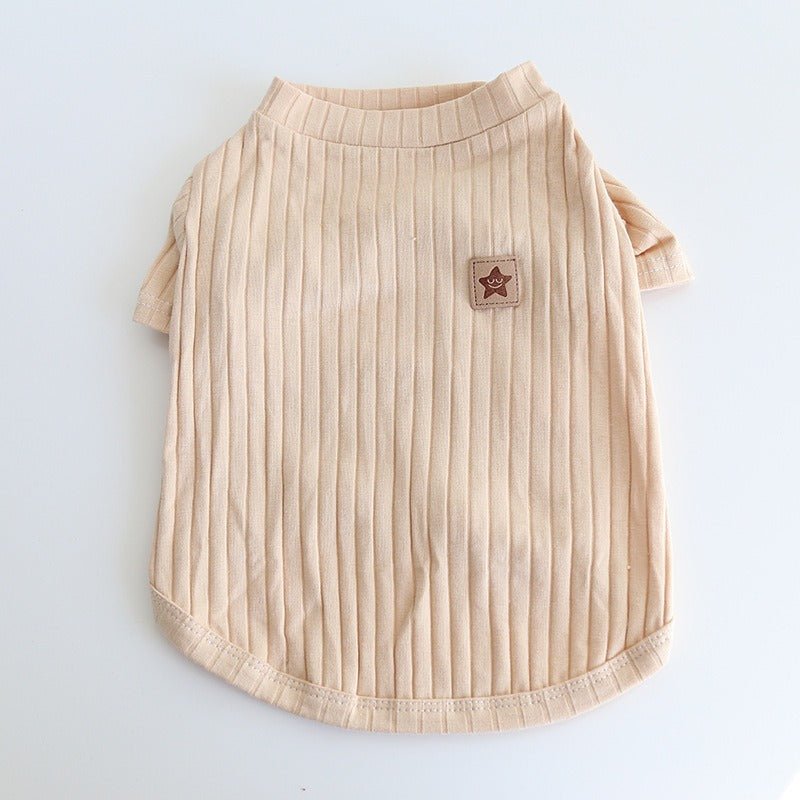 Soft Cotton Dog T-shirt Bulldog Clothes - PIKAPIKA