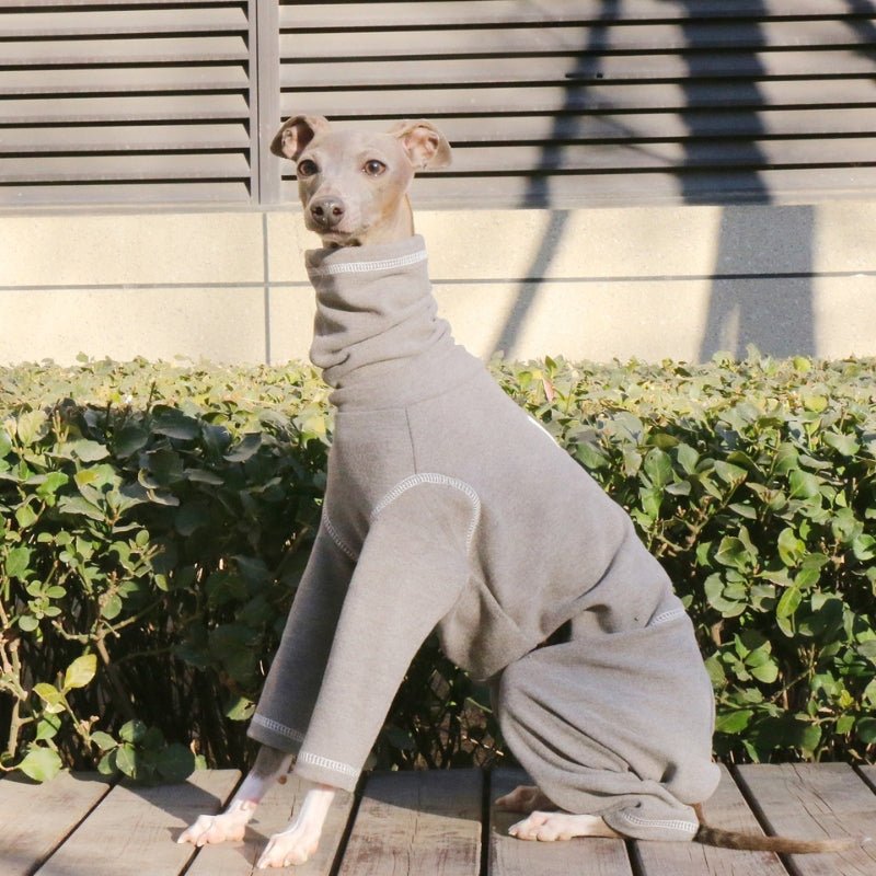 Soft Cotton Turtleneck Onesies 4 Legs Italian Greyhound Whippet Dog - PIKAPIKA
