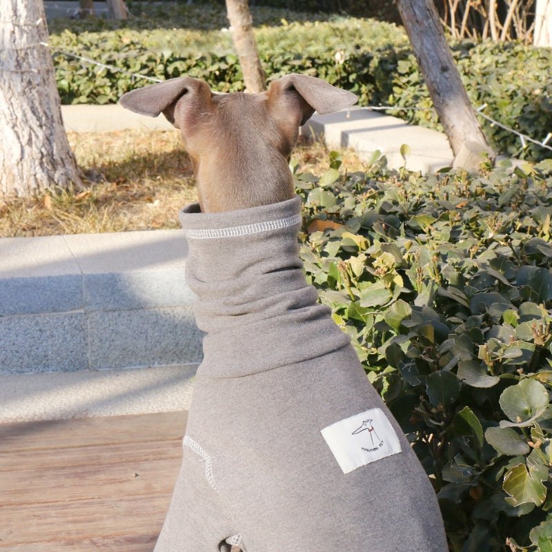 Soft Cotton Turtleneck Onesies 4 Legs Italian Greyhound Whippet Dog - PIKAPIKA