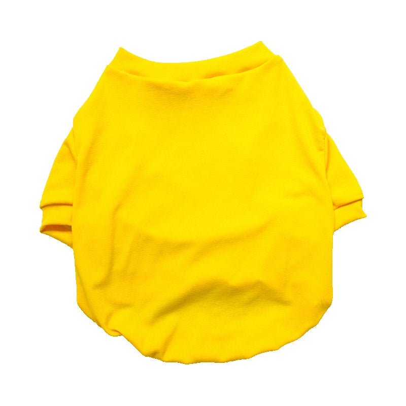 Soft Elastic T-Shirts Dog Undershirt Clothes Bulldog - PIKAPIKA