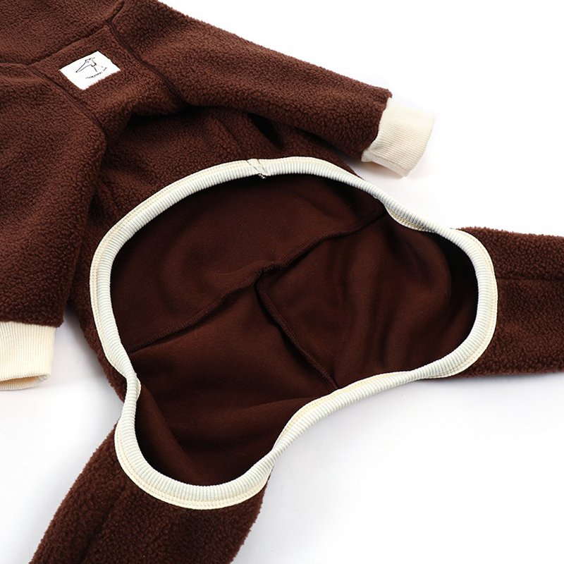 Soft Fleece Onesie Italian Greyhound Whippet Dog Clothes - PIKAPIKA