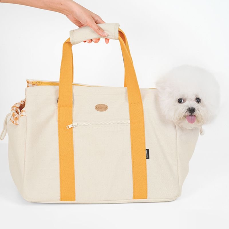 Soft Pet Carrier Outing Breathable Portable Bag Orange - PIKAPIKA