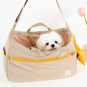 Soft Pet Carrier Outing Portable Bag Kahki - PIKAPIKA
