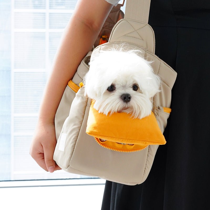 Soft Pet Carrier Outing Portable Bag Kahki - PIKAPIKA