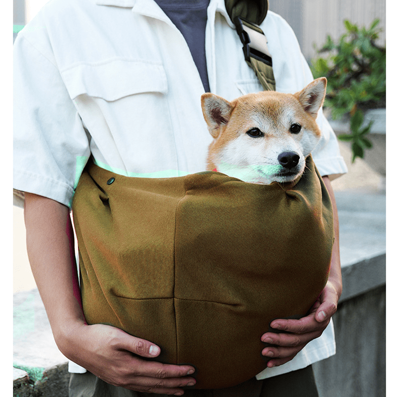 Soft Pet Sling Carrier Breathable Adjustable Collapsible Bag - PIKAPIKA