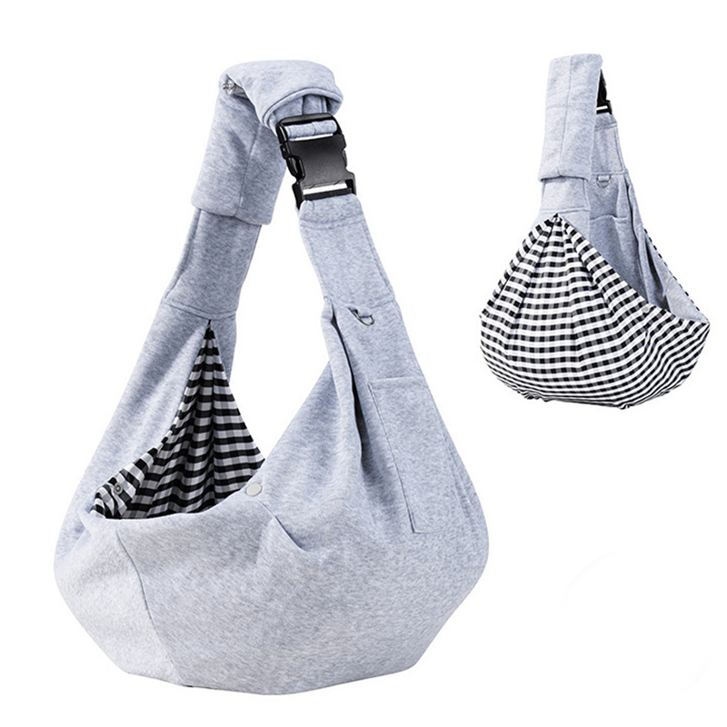 Soft Pet Sling Carrier Breathable Adjustable Collapsible Bag - PIKAPIKA