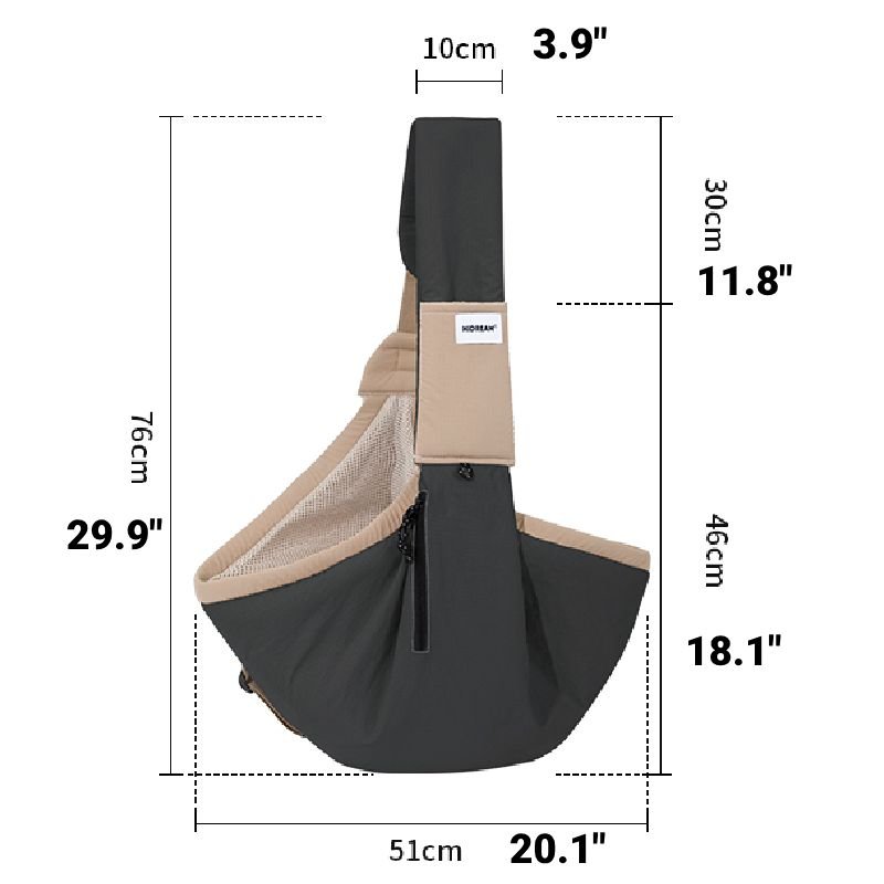 Soft Pet Sling Carrier Breathable Outing Bag - PIKAPIKA