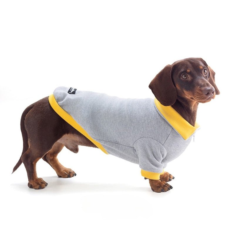 Soft Polo Shirts Warm Dachshund Clothes With Sleeves - PIKAPIKA