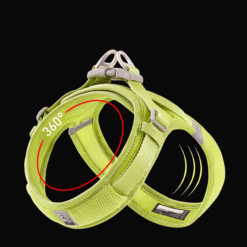 Soft Reflection Vest - Style Dog Harness Leash Set for Small Medium Dogs - PIKAPIKA