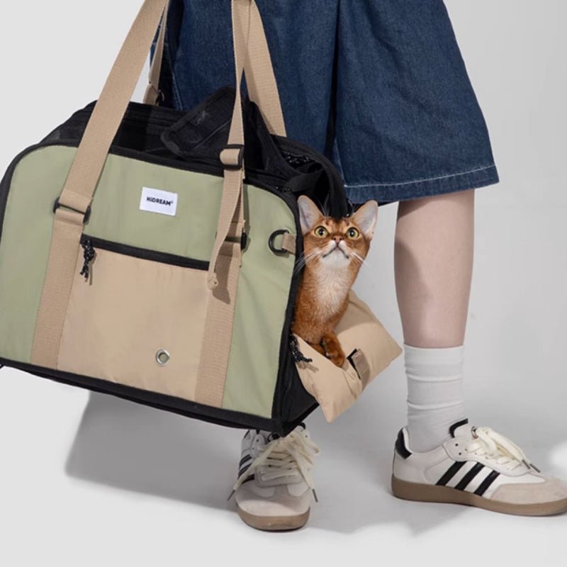 Soft - Sided Cat Carrier – Portable, Comfy & Ventilated - PIKAPIKA