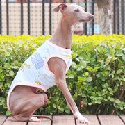 Soft Stretchy Floral Vest for Italian Greyhounds - PIKAPIKA