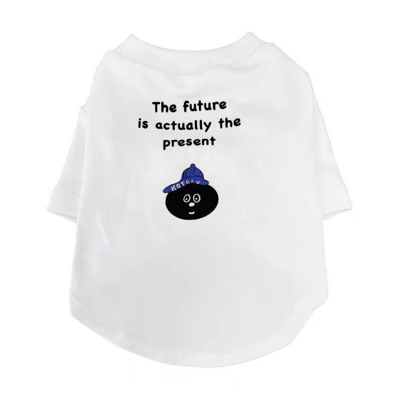 Soft T-shirt Light Fleece Dog Clothes Bulldog Undershirt - PIKAPIKA