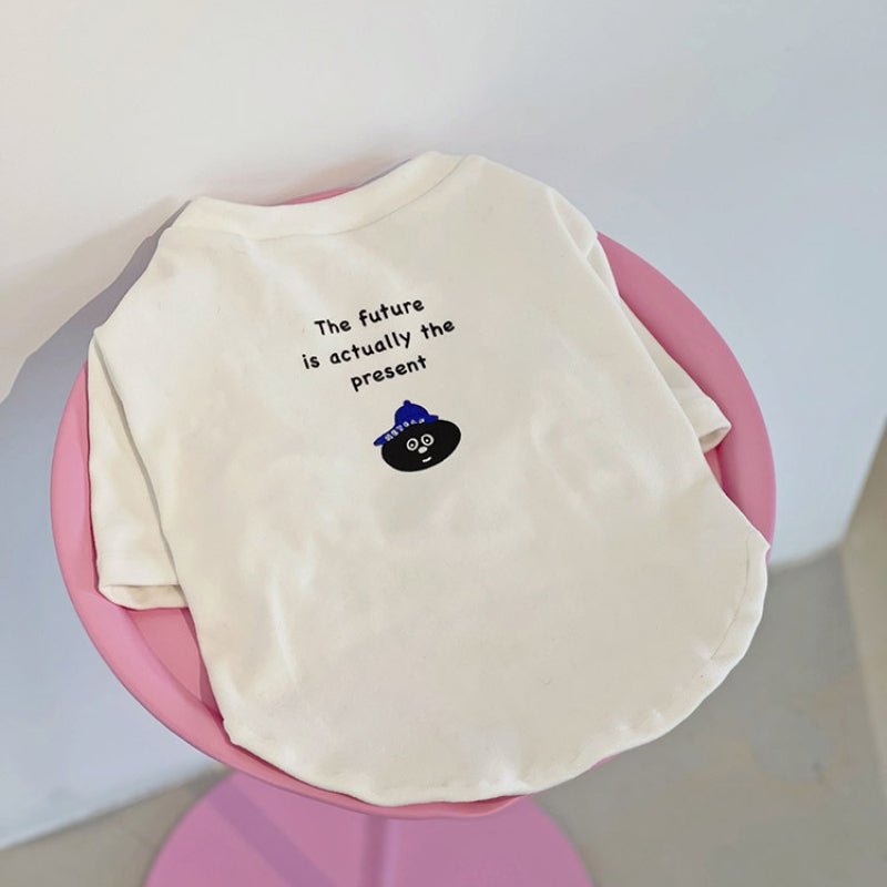 Soft T-shirt Light Fleece Dog Clothes Bulldog Undershirt - PIKAPIKA