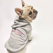 Soft Thin Hoodie Sleeveless Dog Cat Clothes Bulldog - PIKAPIKA