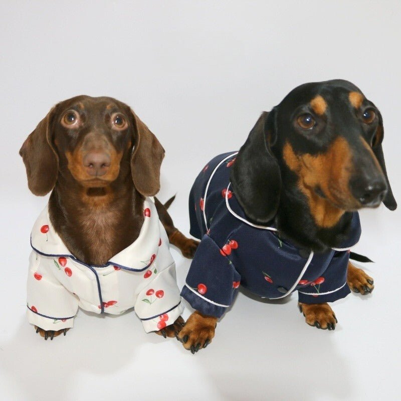 Soft Thin Shirts Dachshund Dog Pajama Clothes - PIKAPIKA