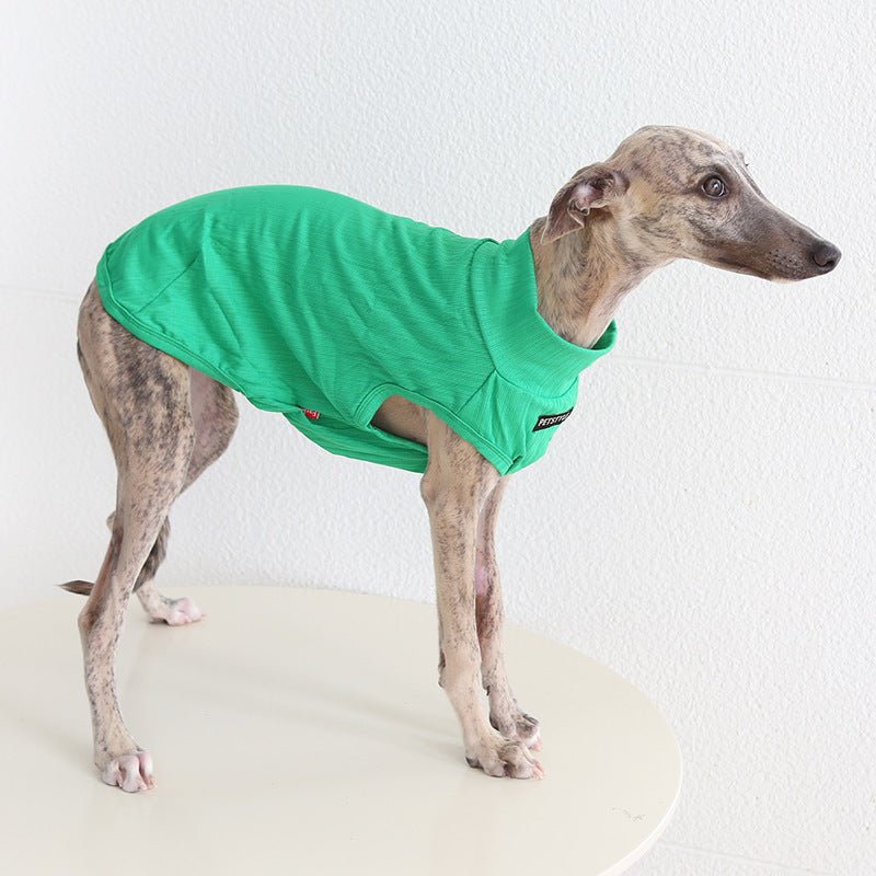 Solid Stripe Tank Tops Italian Greyhound Whippet Dog Clothes - PIKAPIKA
