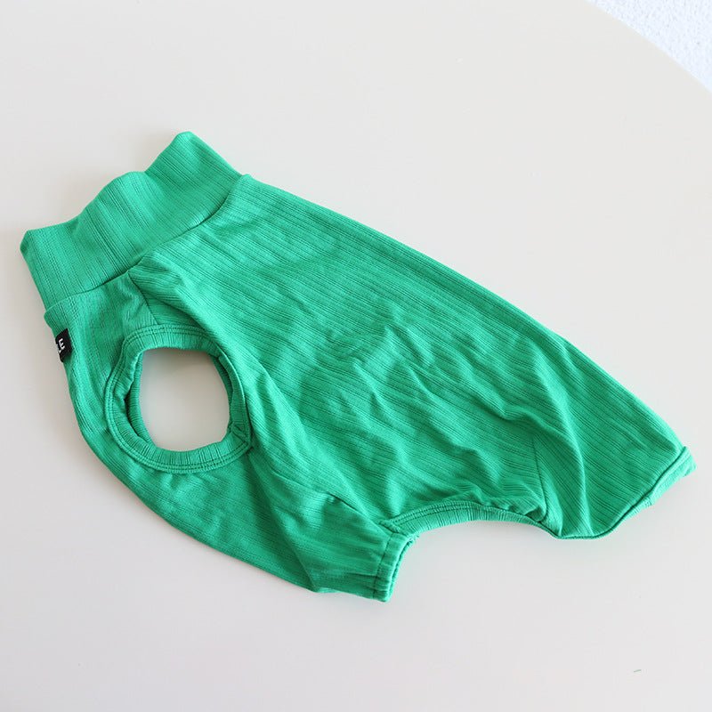 Solid Stripe Tank Tops Italian Greyhound Whippet Dog Clothes - PIKAPIKA