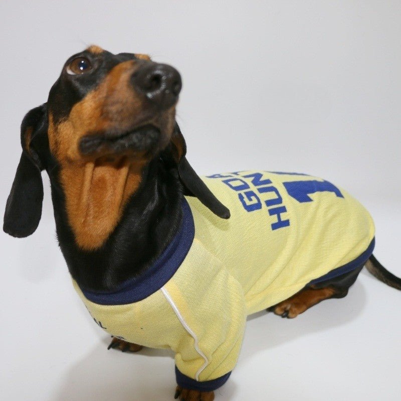 Sports Thin T-shirt Dachshund Dog Clothes - PIKAPIKA