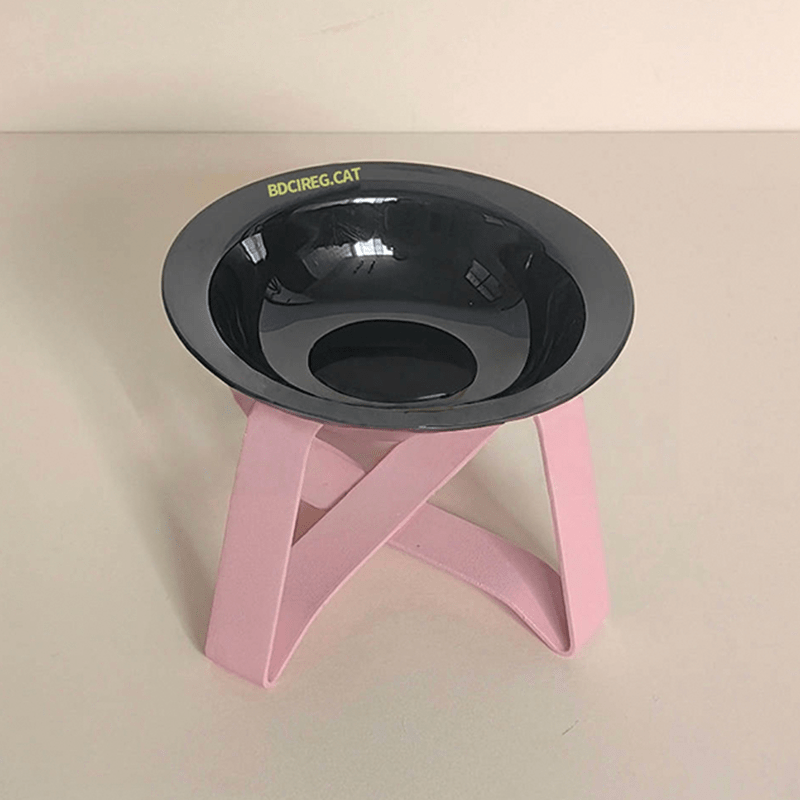 Stand Bowl Anti - Spill Ceramic Cat & Dog Feeder+Raised Stand+Bonus Spoon - PIKAPIKA