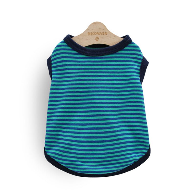 Stripe Shirt Tank Top Italian Greyhound Whippet Dog Clothes - PIKAPIKA