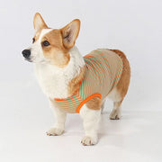 Stripe Sleeveless Tank Top Shirt Corgi Dog Clothes - PIKAPIKA