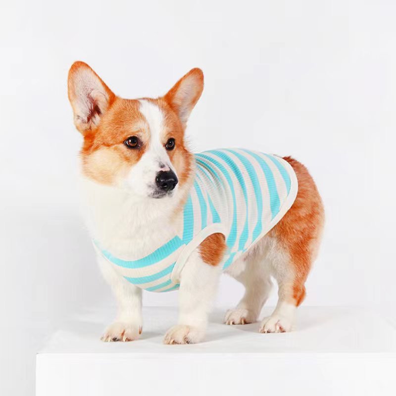 Stripe Sleeveless Tank Top Shirt Dog Clothes - PIKAPIKA
