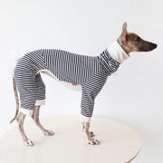 Striped Four - Leg Pajamas for Italian Greyhound Whippet Dog Clothes - PIKAPIKA
