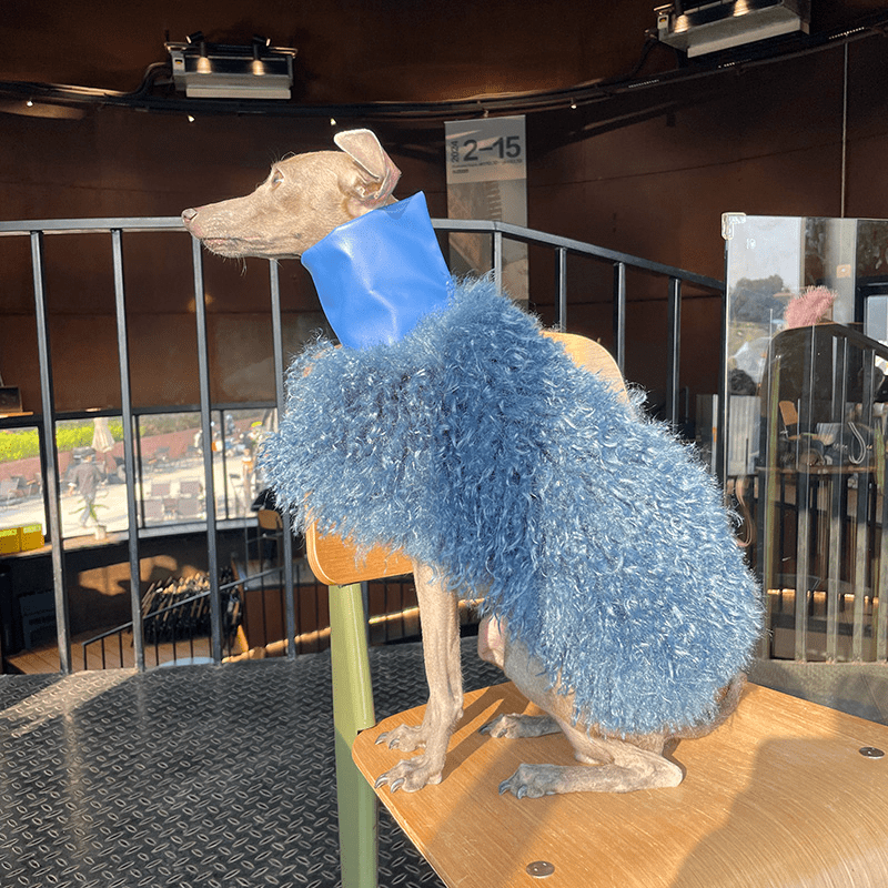 Stylish Winter Cloak Soft Faux Shearling Coat for Italian Greyhounds - PIKAPIKA