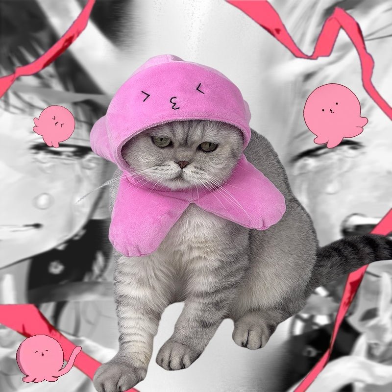 Takopi’s Original Sin Pet Headgear Cat Cosplay Costume with Ribbon - PIKAPIKA