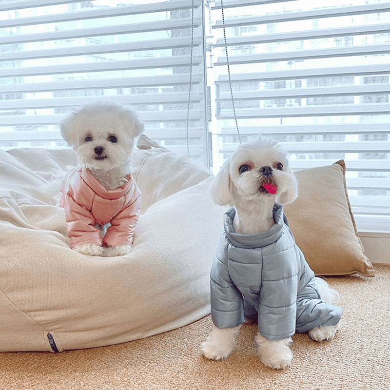 Thick Cotton Four - Leg Small Medium Dogs Clothes Warm Winter Outfit - PIKAPIKA