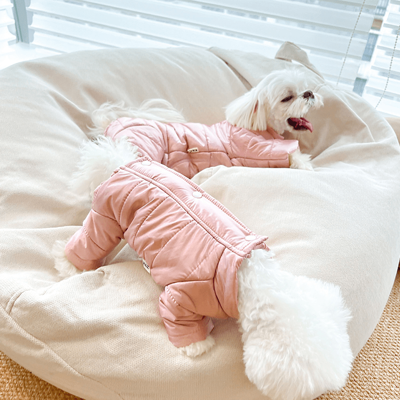 Thick Cotton Four - Leg Small Medium Dogs Clothes Warm Winter Outfit - PIKAPIKA