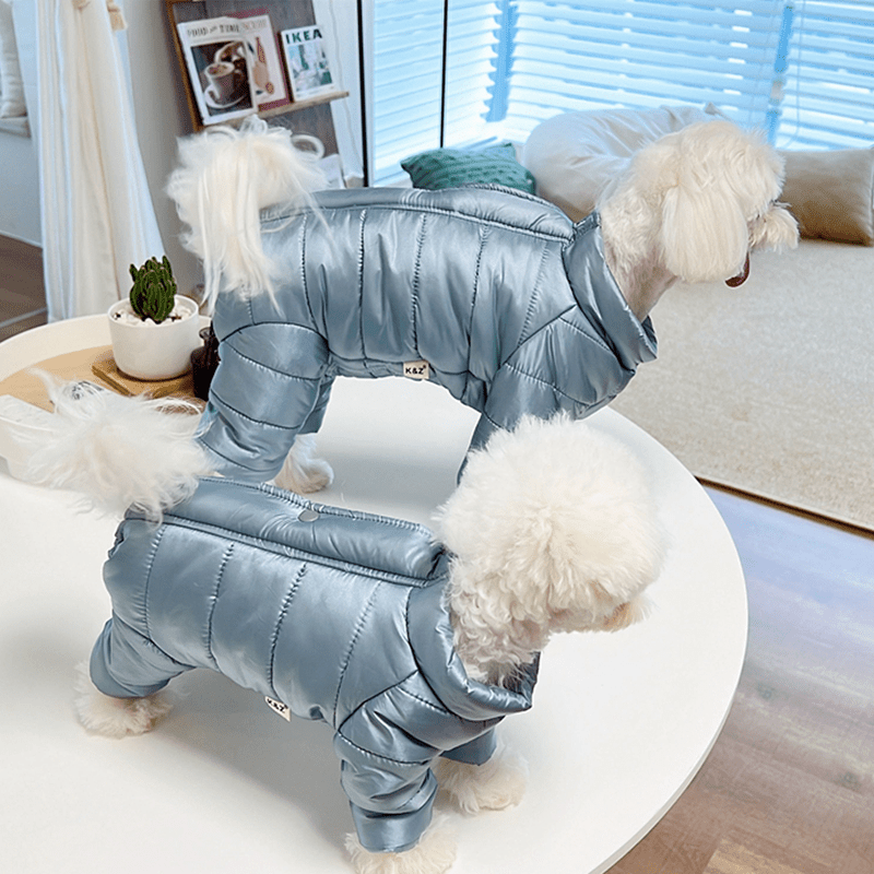 Thick Cotton Four - Leg Small Medium Dogs Clothes Warm Winter Outfit - PIKAPIKA
