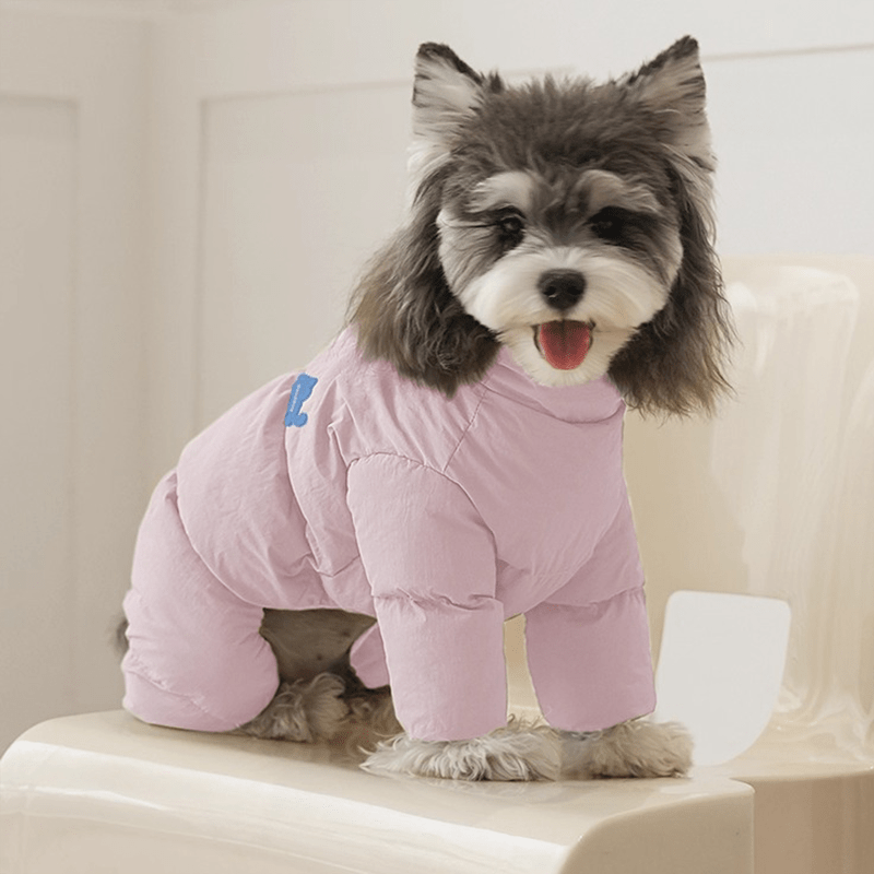 Thick Warm Cotton New Small Medium Dogs Winter Clothes Four - Leg Coat - PIKAPIKA