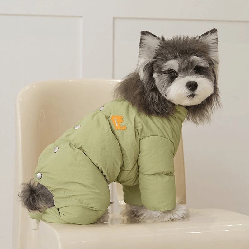 Thick Warm Cotton New Small Medium Dogs Winter Clothes Four - Leg Coat - PIKAPIKA