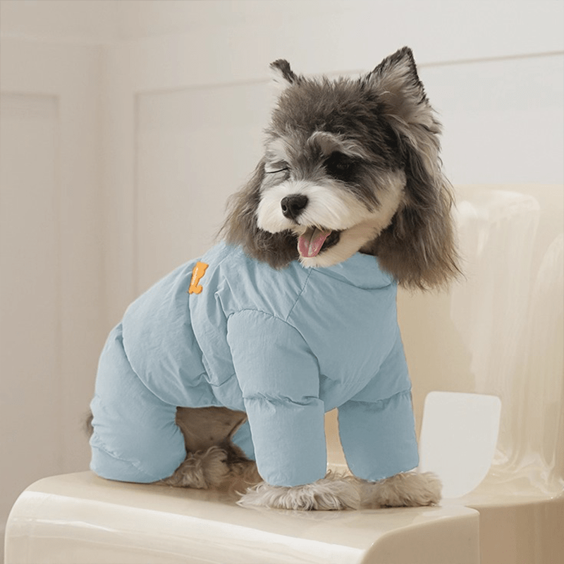 Thick Warm Cotton New Small Medium Dogs Winter Clothes Four - Leg Coat - PIKAPIKA