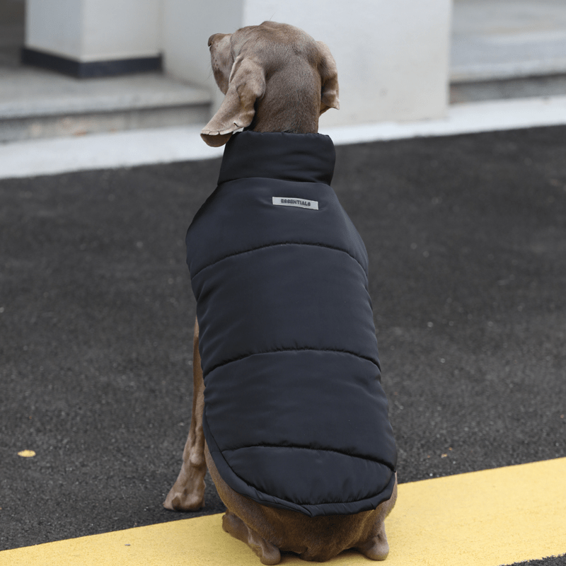 Thick Warm Vest Big Dog Clothes for Winter Cozy Puffer Pet Jacket - PIKAPIKA