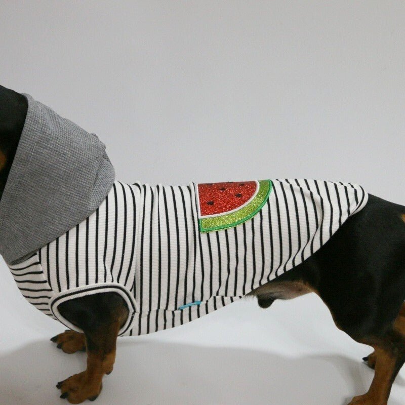 Thin Hoodie Sleeveless Dachshund Dog Clothes - PIKAPIKA