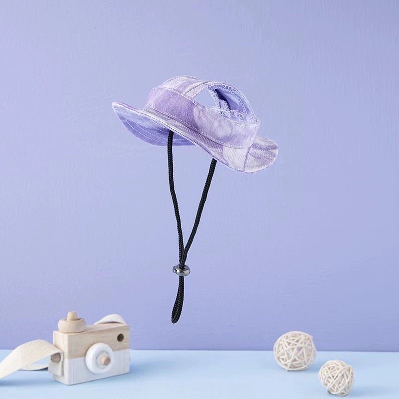 Tie-dye Breathable Cotton Outdoor Sunscreen Bucket Hat - PIKAPIKA