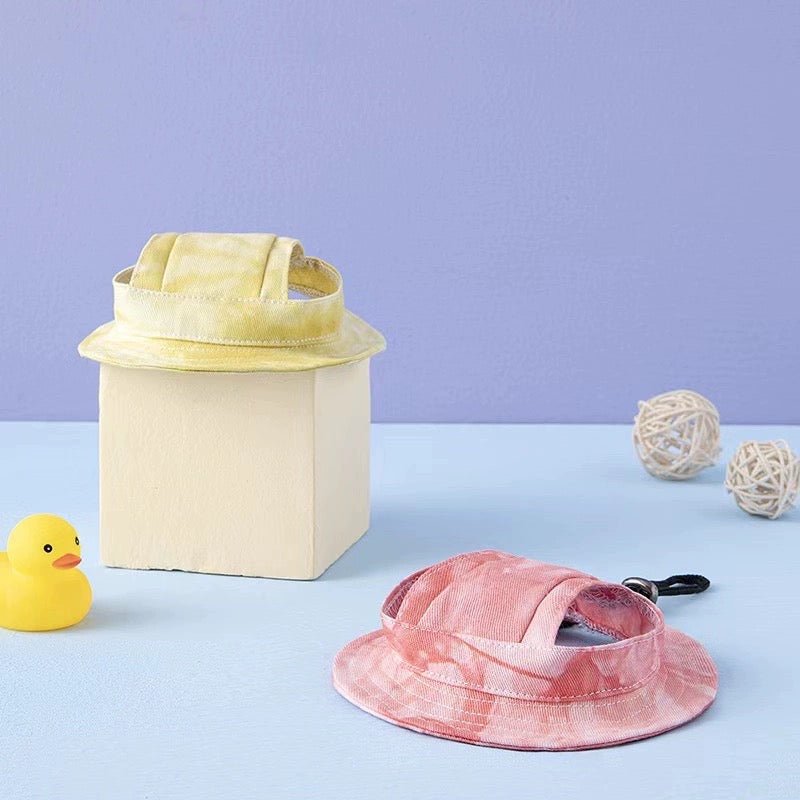 Tie-dye Breathable Cotton Outdoor Sunscreen Bucket Hat - PIKAPIKA