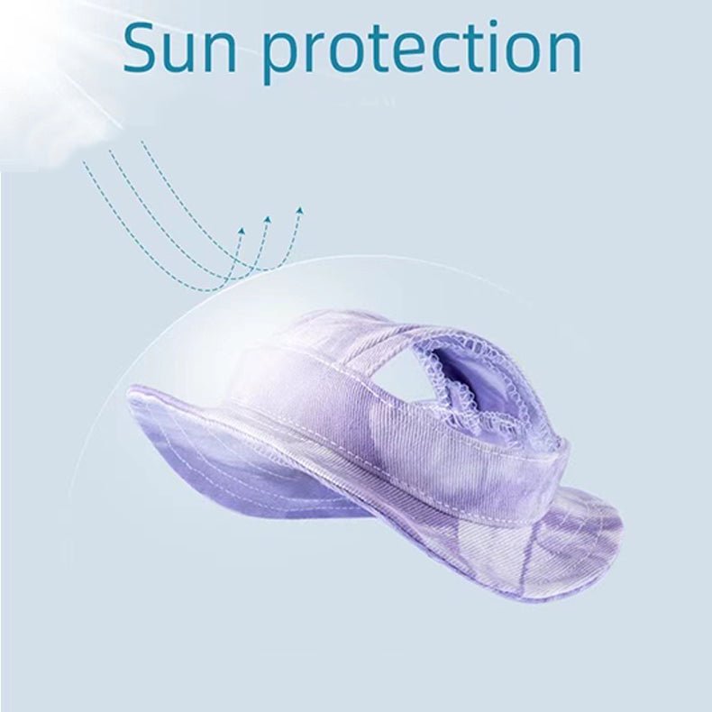 Tie-dye Breathable Cotton Outdoor Sunscreen Bucket Hat - PIKAPIKA