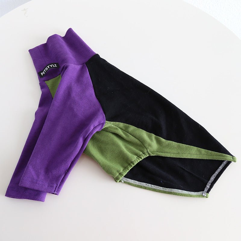 Tricolor Layered Base Shirt Italian Greyhound Whippet Dog Clothes - PIKAPIKA