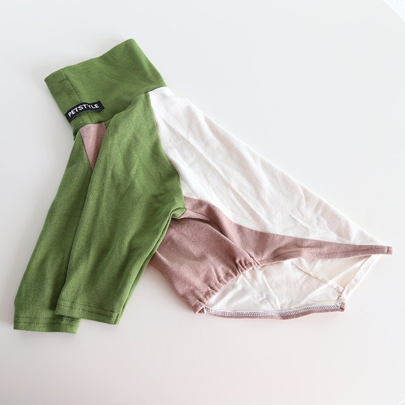 Tricolor Layered Base Shirt Italian Greyhound Whippet Dog Clothes - PIKAPIKA