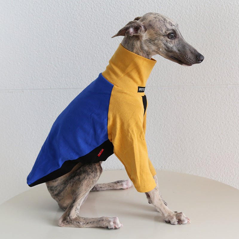 Tricolor Layered Base Shirt Italian Greyhound Whippet Dog Clothes - PIKAPIKA