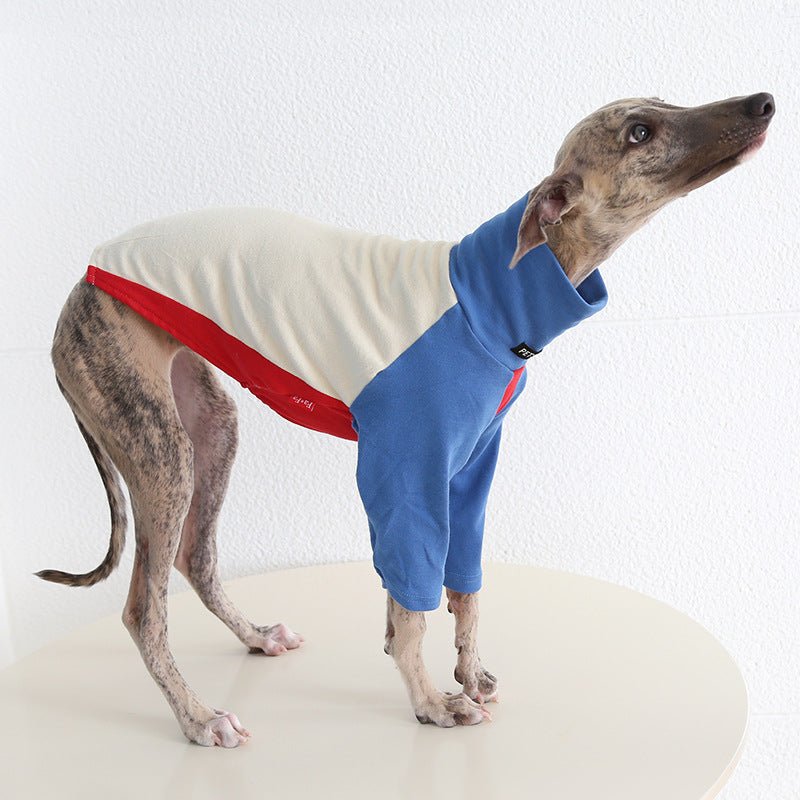 Tricolor Layered Base Shirt Italian Greyhound Whippet Dog Clothes - PIKAPIKA