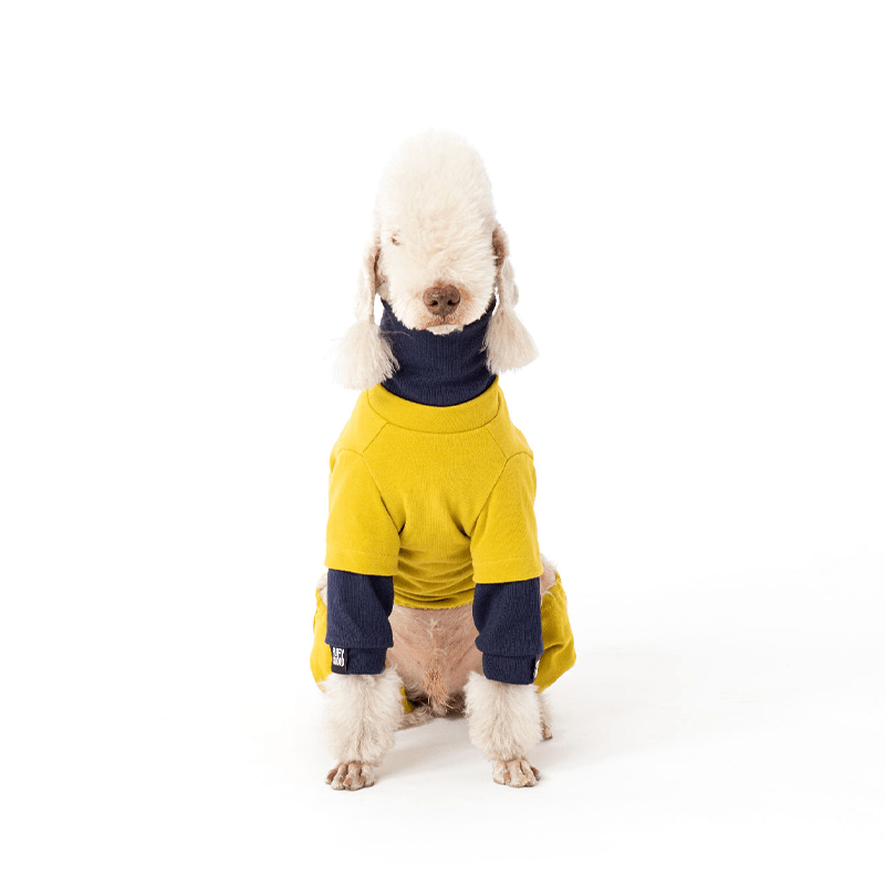 Turtleneck Dog Fleece Onesies Clothes Bedlington - PIKAPIKA