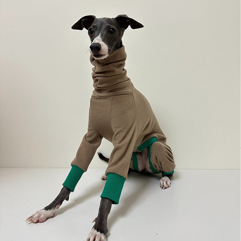 Turtleneck Onesie Sweater for Italian Greyhound Whippet Dog Clothes - PIKAPIKA
