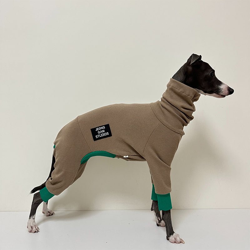 Turtleneck Onesie Sweater for Italian Greyhound Whippet Dog Clothes - PIKAPIKA
